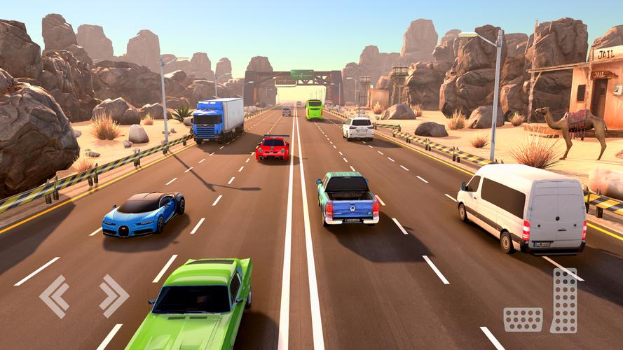 Real Highway Car Racing Games Captura de tela 1