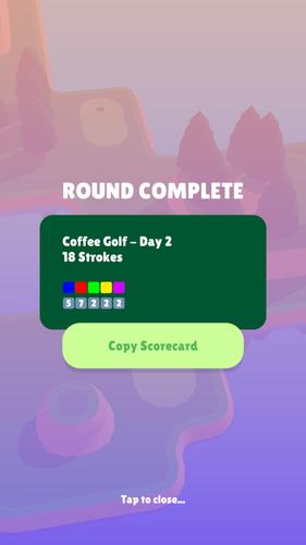 Coffee Golf Schermafbeelding 1