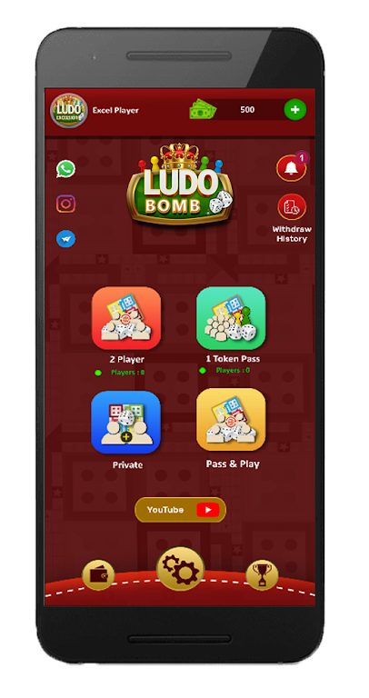 Ludo Bomb ภาพหน้าจอ 0