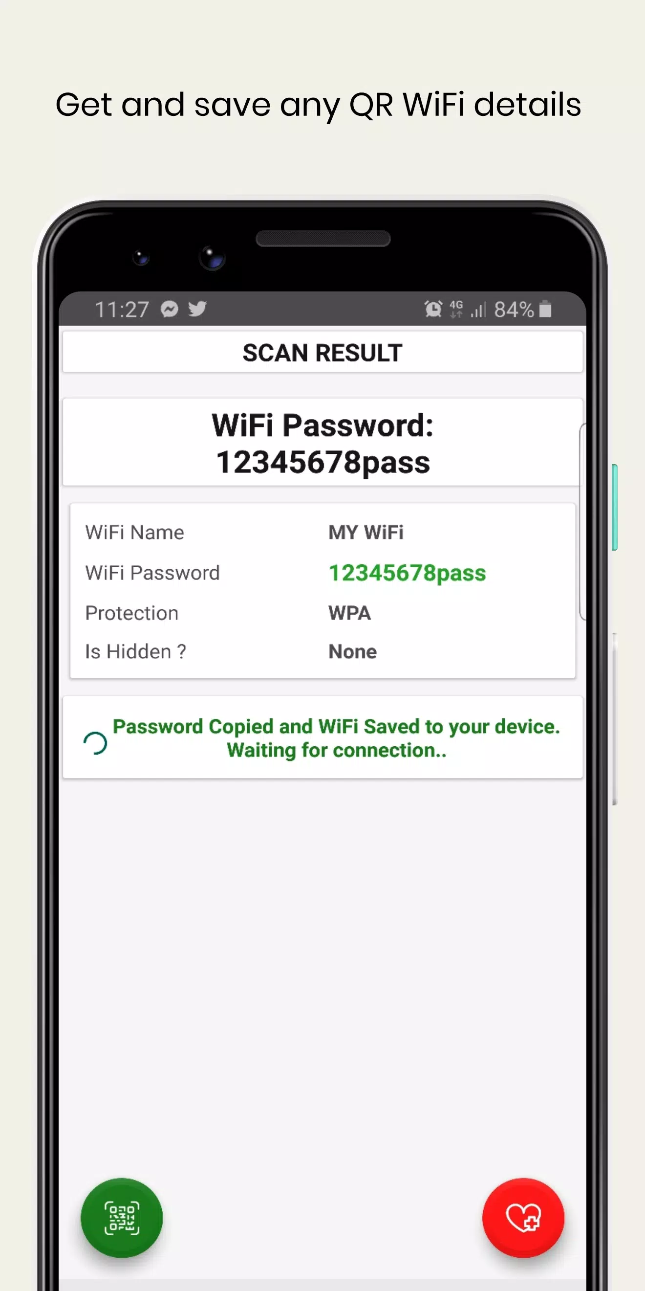 WiFi QrCode Password scanner应用截图第2张