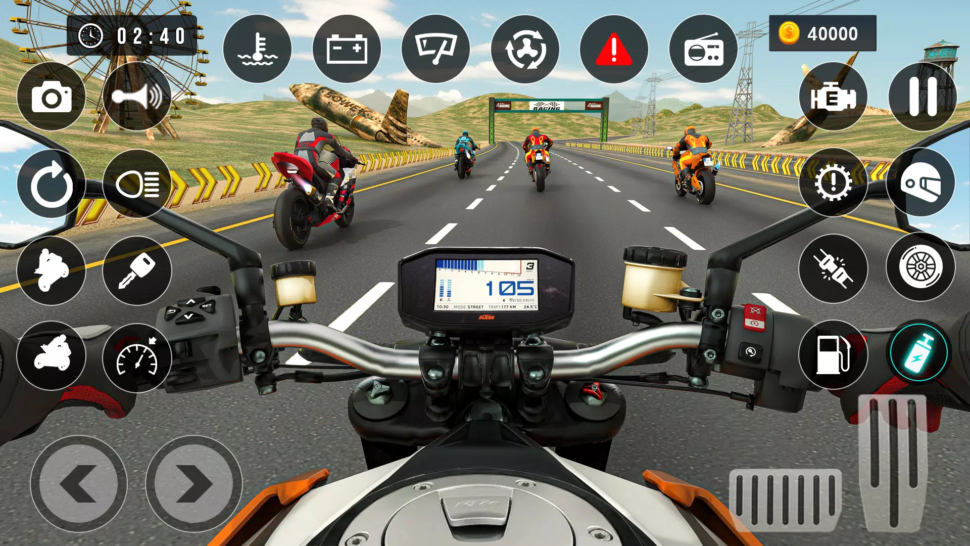 Bike Racing Games - Bike Game Captura de pantalla 1