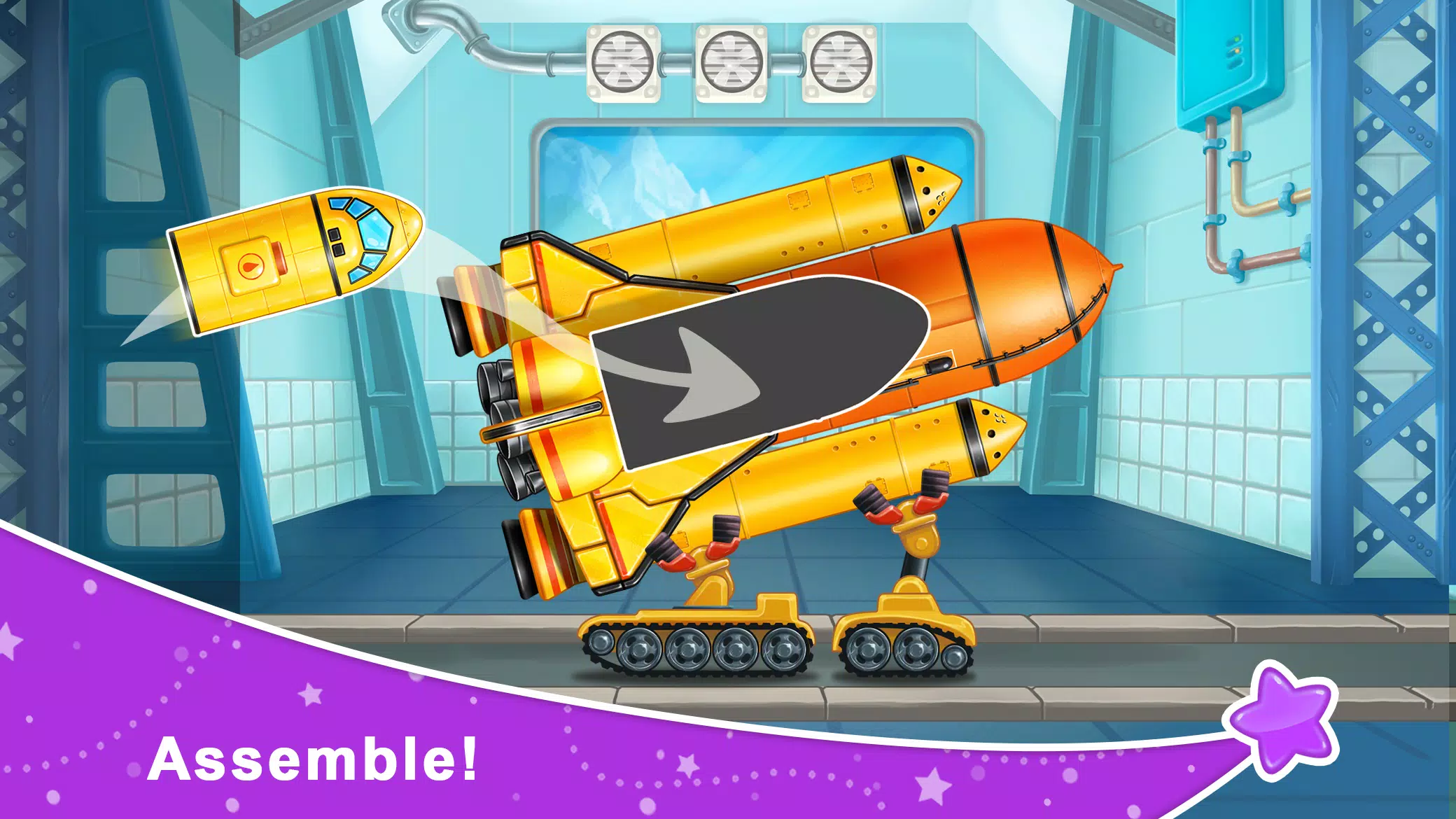 Rocket 4 space games Spaceship スクリーンショット 0