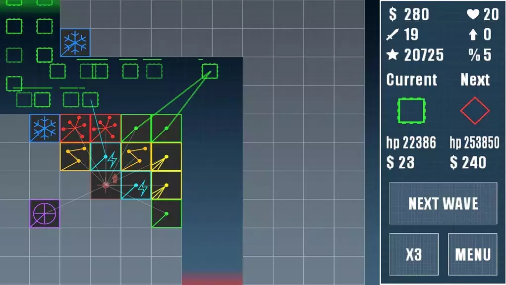 Laser Tower Defense Ảnh chụp màn hình 2