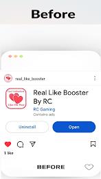 Schermata RC Real Like Follower Booster 0