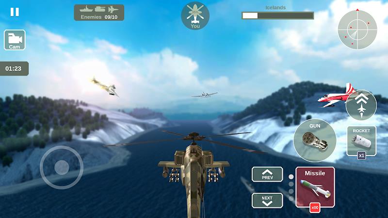 Helicopter Simulator: Warfare Tangkapan skrin 1