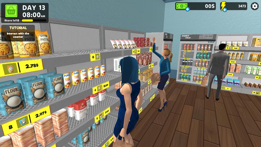 Supermarket Simulator Game 3D Capture d'écran 2