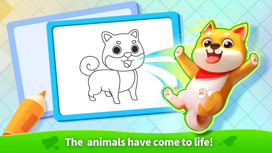 Little Panda's Kids Coloring Ekran Görüntüsü 2