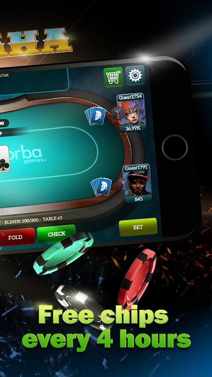 Live Poker Tables–Texas holdem and Omaha Zrzut ekranu 3