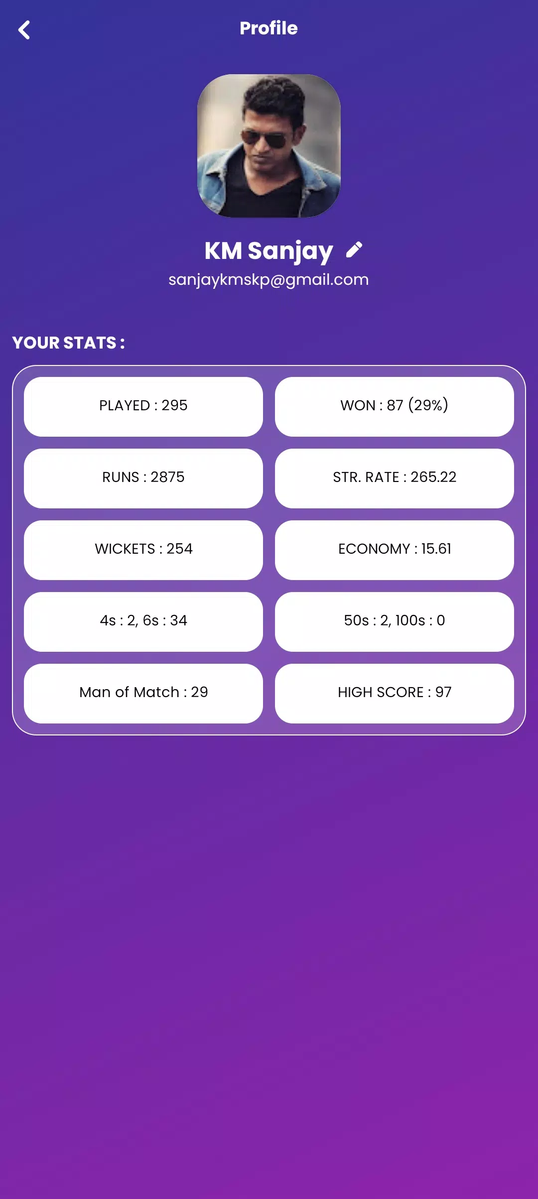Hand Cricket Ảnh chụp màn hình 2