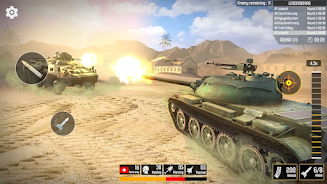 Tank Fury: Battle of Steels ဖန်သားပြင်ဓာတ်ပုံ 1