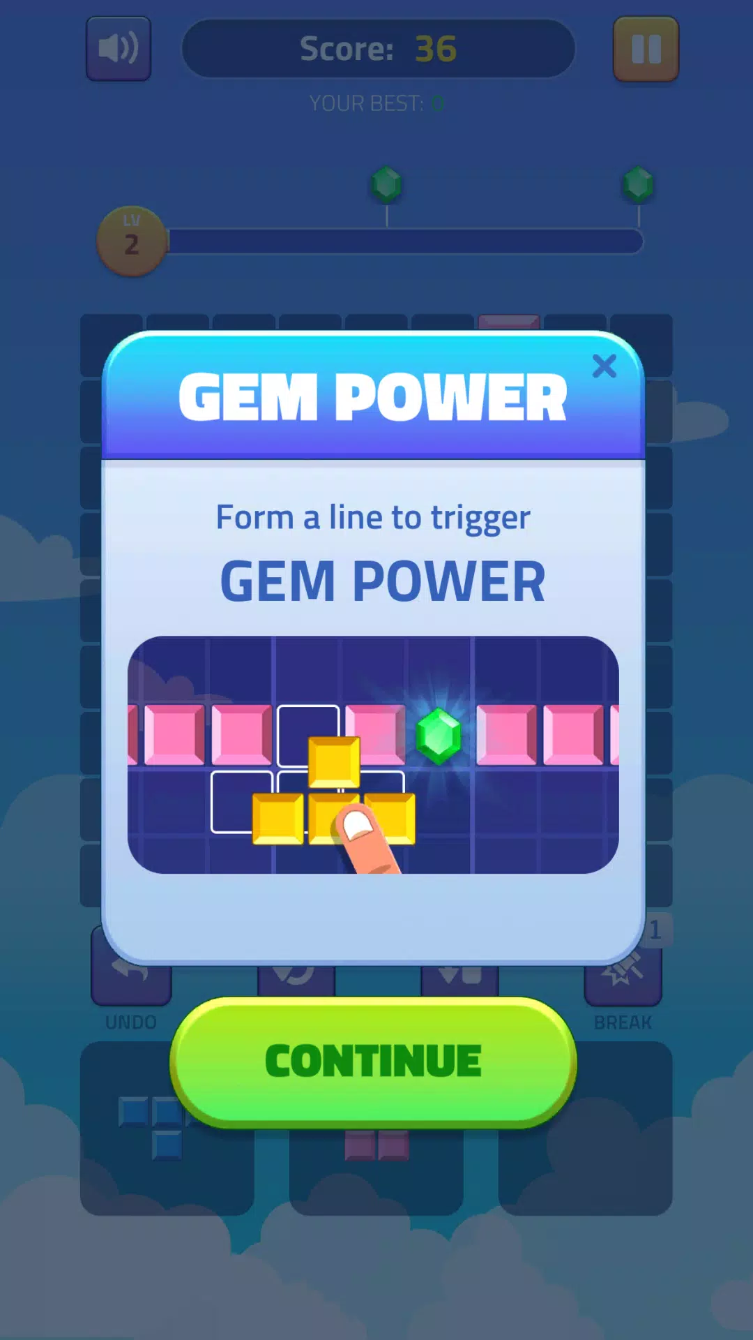 Block Puzzle - Gems Adventure Ekran Görüntüsü 2