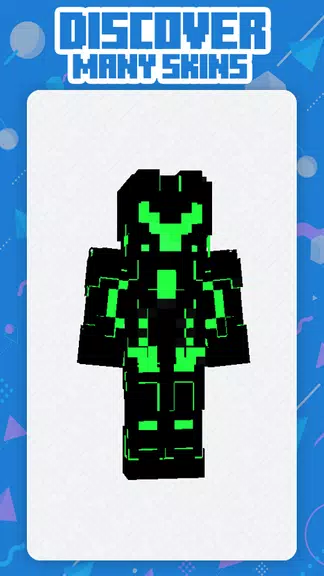 Neon Squad Skin Minecraft Captura de pantalla 0