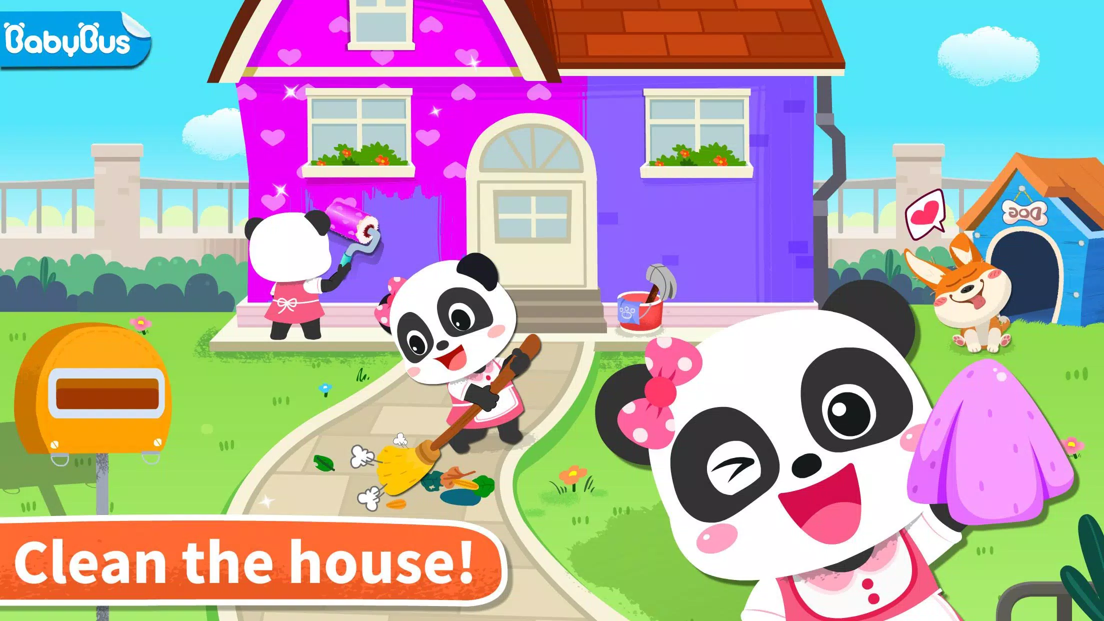 Baby Panda’ s House Cleaning ဖန်သားပြင်ဓာတ်ပုံ 0