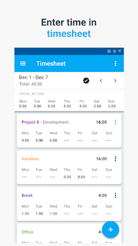 Clockify — Time Tracker Schermafbeelding 3