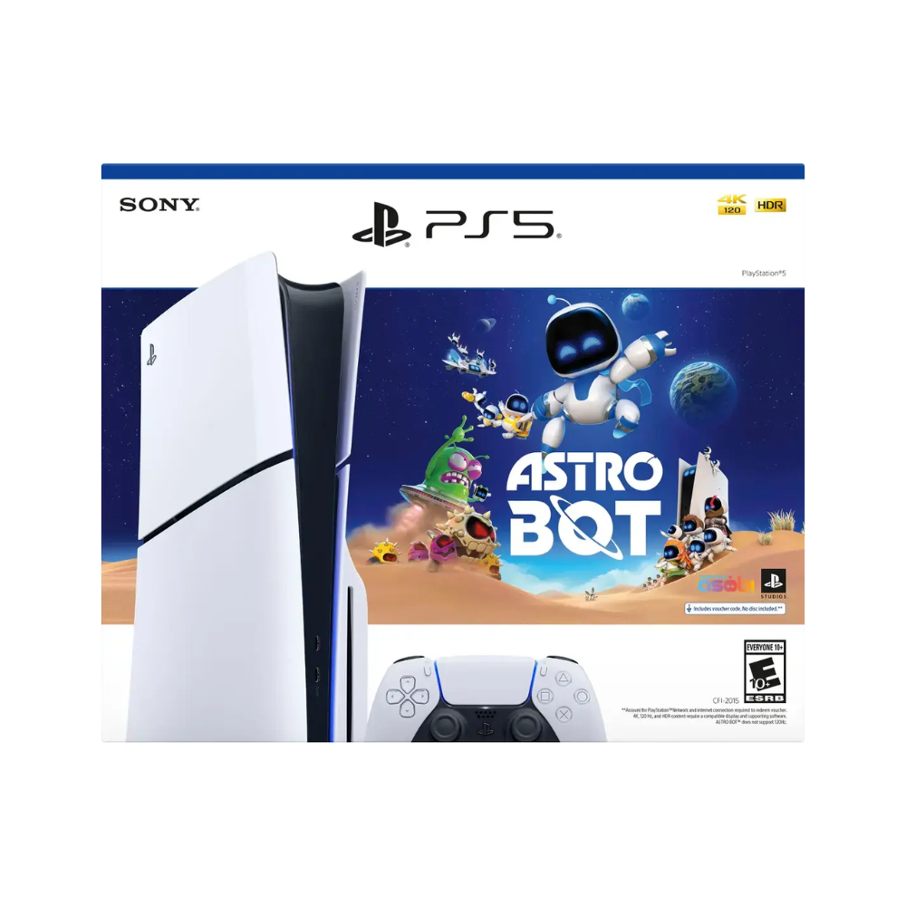 PS5 Slim Disc Edition + Astro Bot Bacho