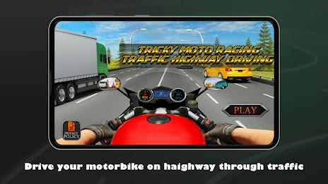 Tricky Moto Highway Driving স্ক্রিনশট 0