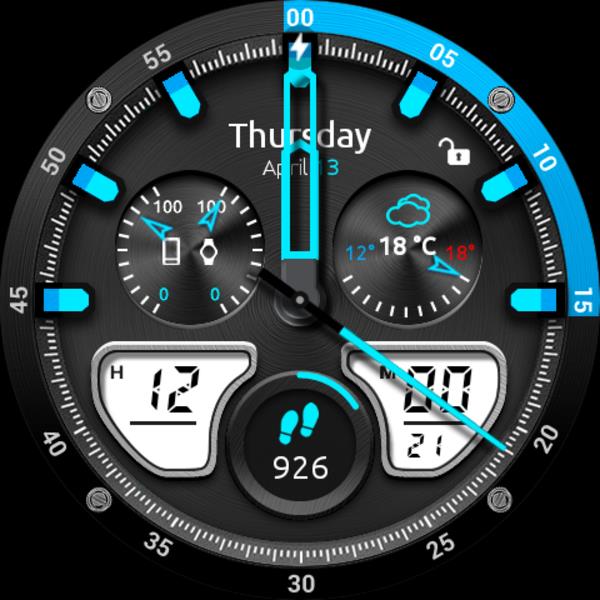 Fury Watch Face স্ক্রিনশট 3