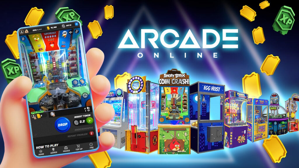 Jogue jogos de arcade reais online e ganhe prêmios reais