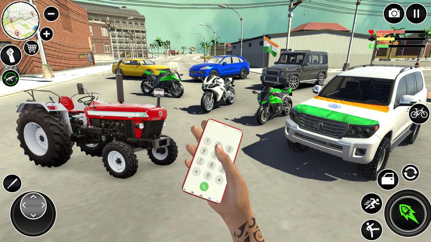 Indian Bike Game 3d Driving スクリーンショット 1