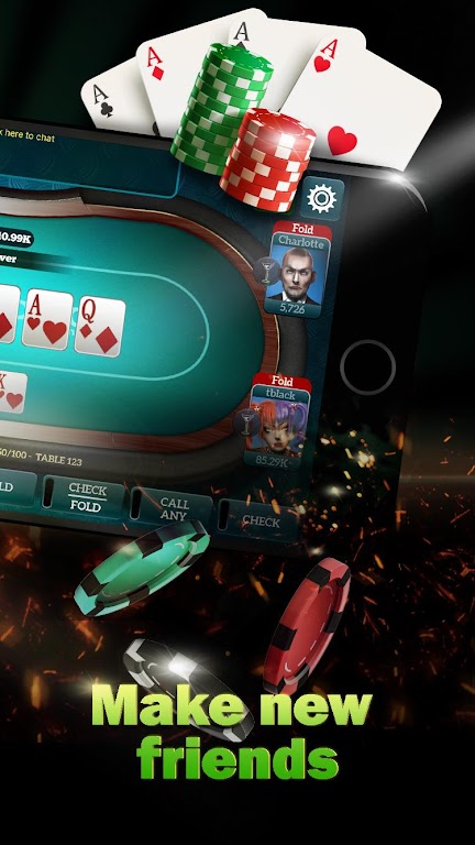 Live Poker Tables–Texas holdem and Omaha Zrzut ekranu 1