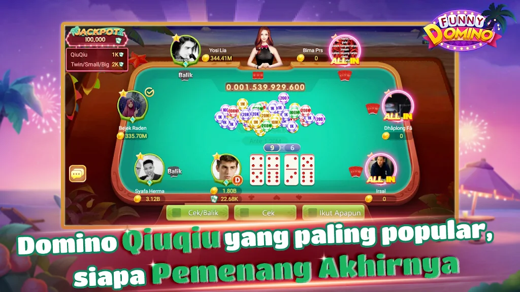 Funny Domino:Gaple QiuQiu應用截圖第2張