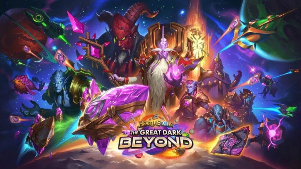 Hearthstone veröffentlicht bald seine nächste Erweiterung, The Great Dark Beyond!