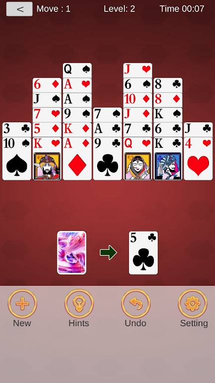 Crown Solitaire : 300 levels Captura de tela 1