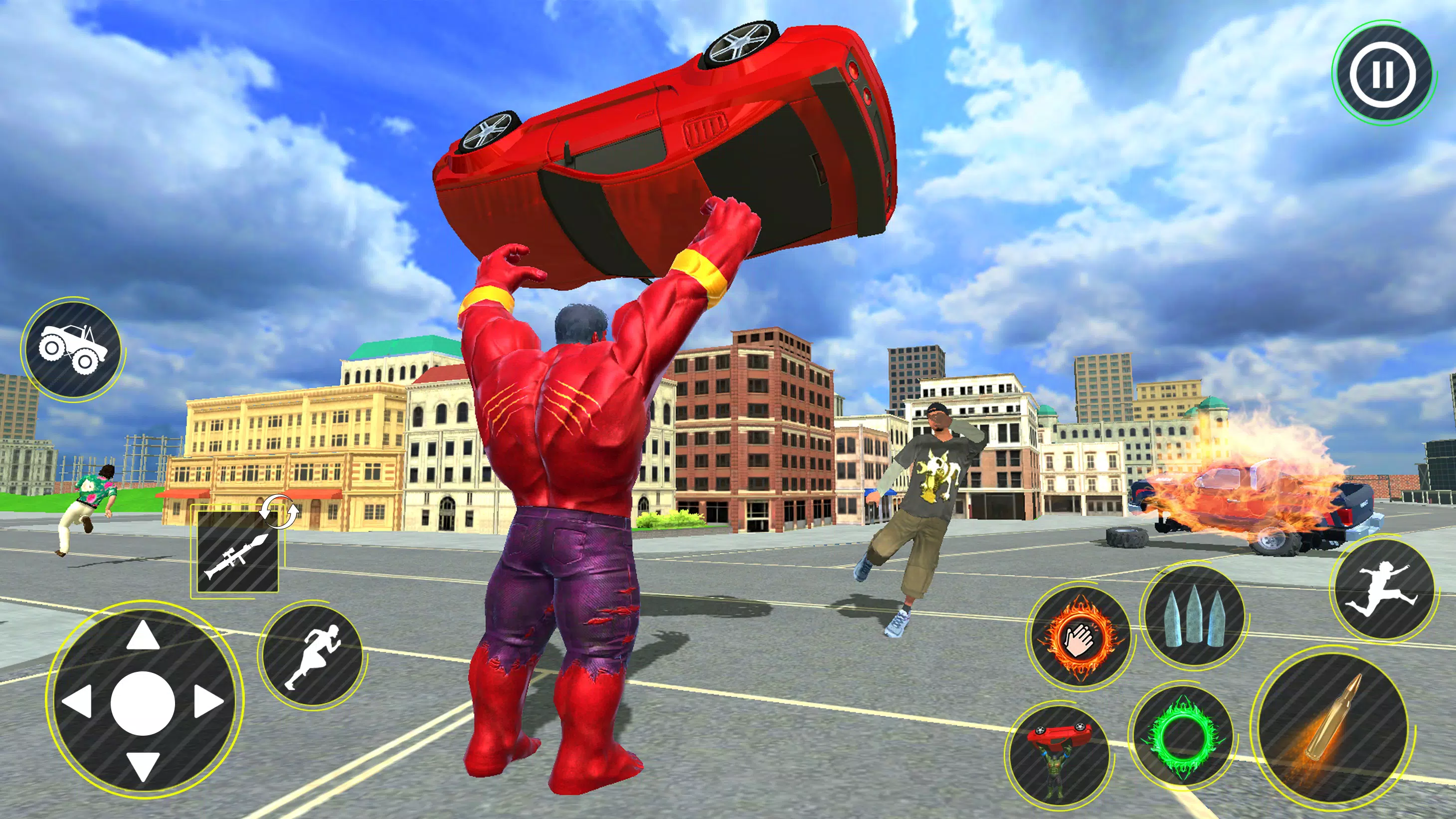 Incredible Monster Hero 3D War ဖန်သားပြင်ဓာတ်ပုံ 3