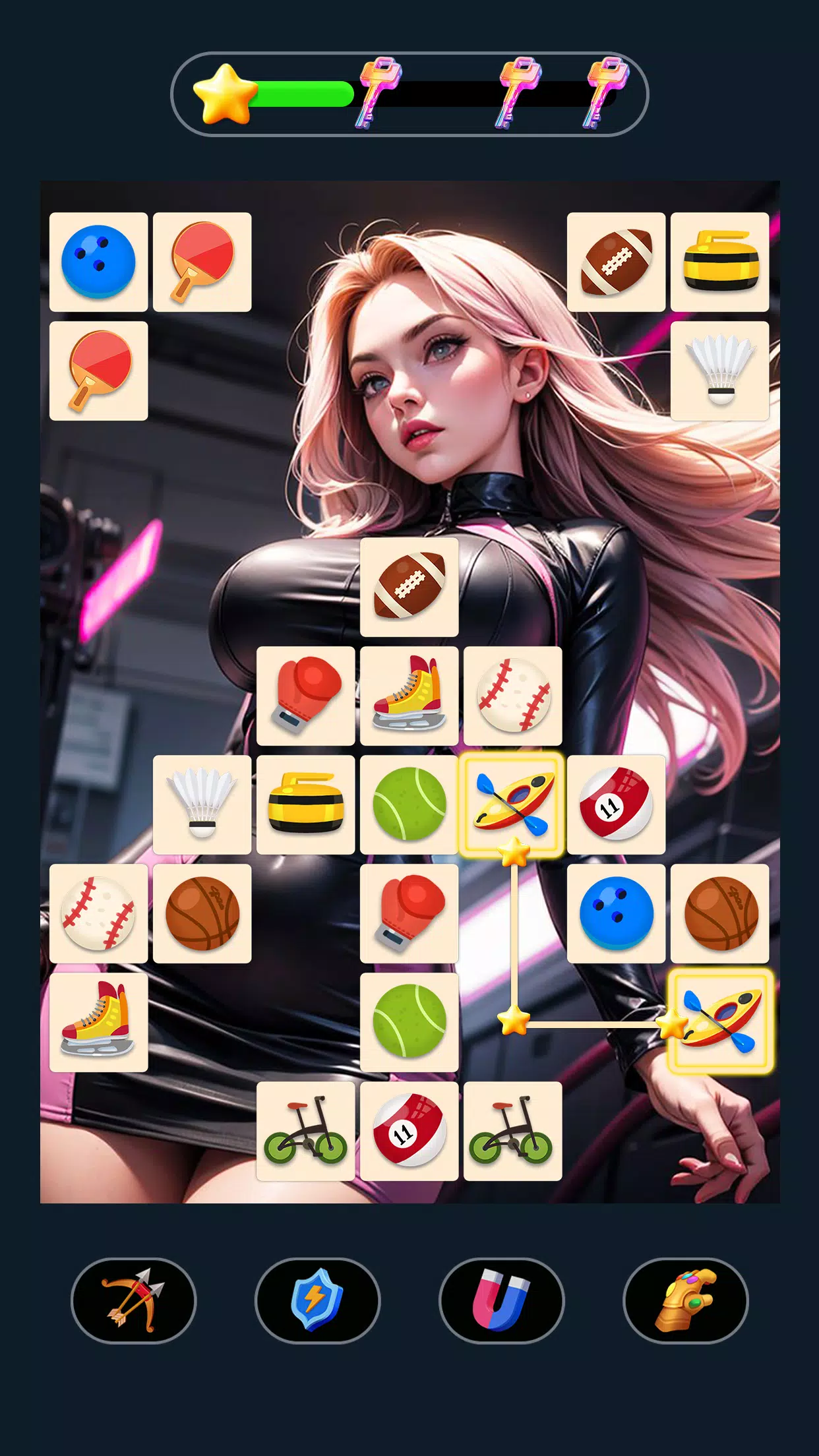 Fantasy Onet - Match Girl Game Captura de tela 2