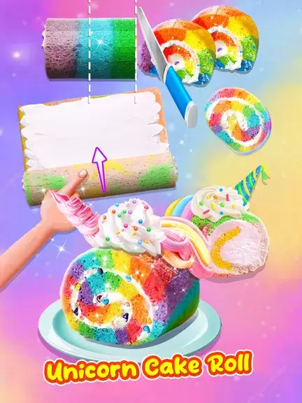 Princess Unicorn Desserts Captura de tela 1