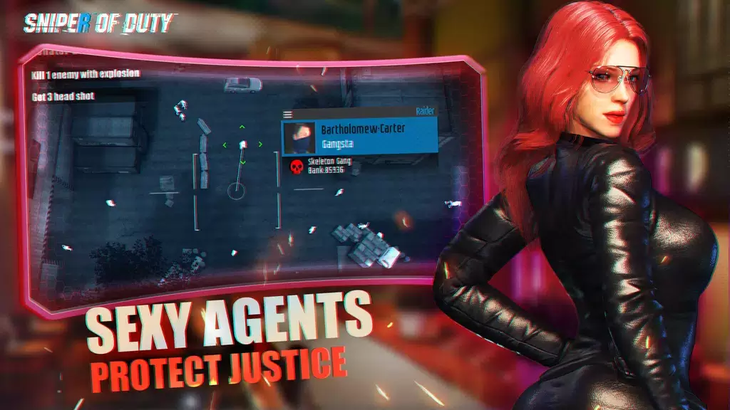 Sniper of Duty:Sexy Agent Spy Schermafbeelding 2