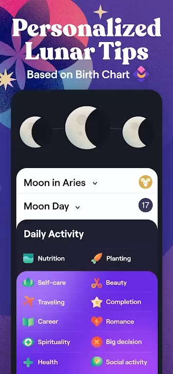 Moonly: Moon Phases & Calendar Screenshot 2