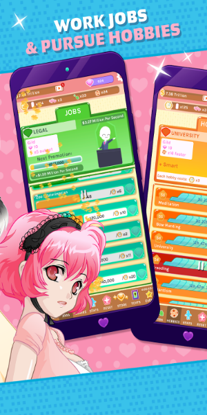 Crush Crush: Idle-Dating-Sim Screenshot 2