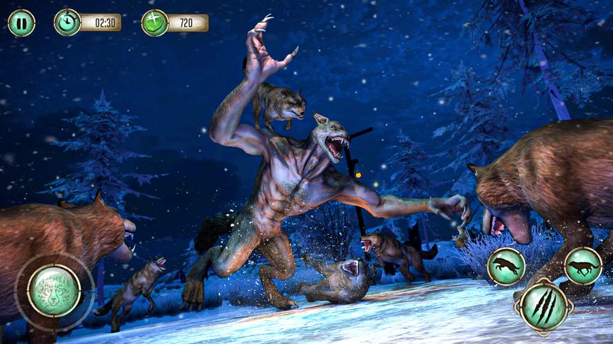 Forest Wild Werewolf Hunting Скриншот 1