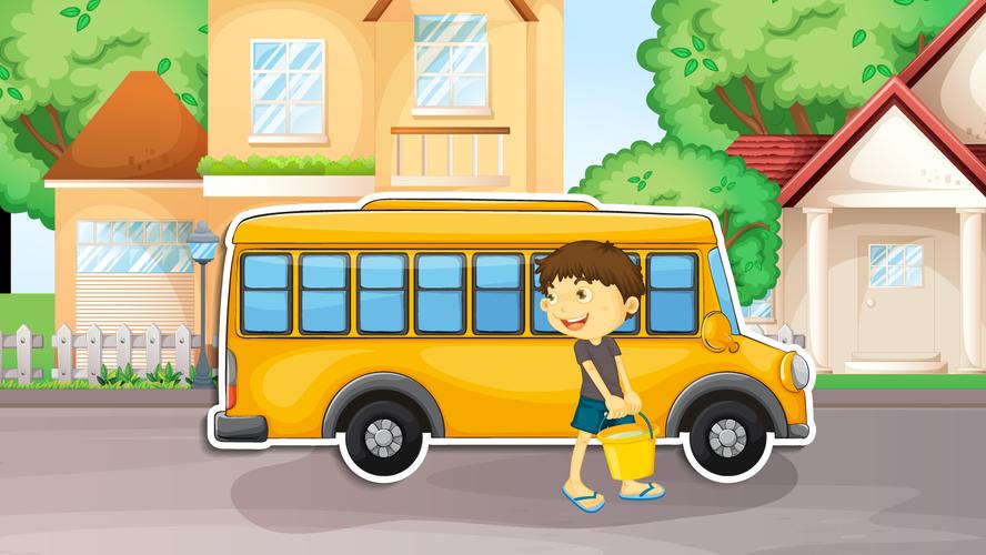 Schermata Car Wash Game For Kids Offline 0