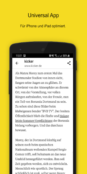 Buzz09–die schwarz-gelben News 스크린샷 2