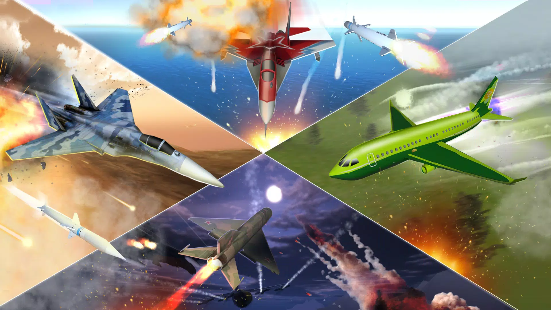 Jet Fighter Airplane Racing Tangkapan skrin 3