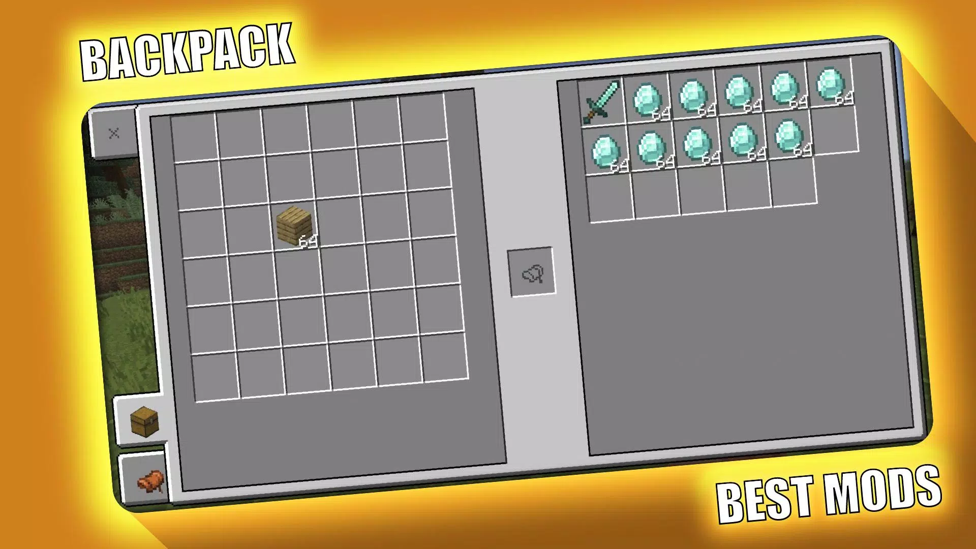 BackPack Mod for Minecraft PE ภาพหน้าจอ 2
