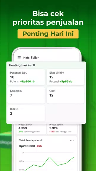 Tokopedia Seller應用截圖第2張