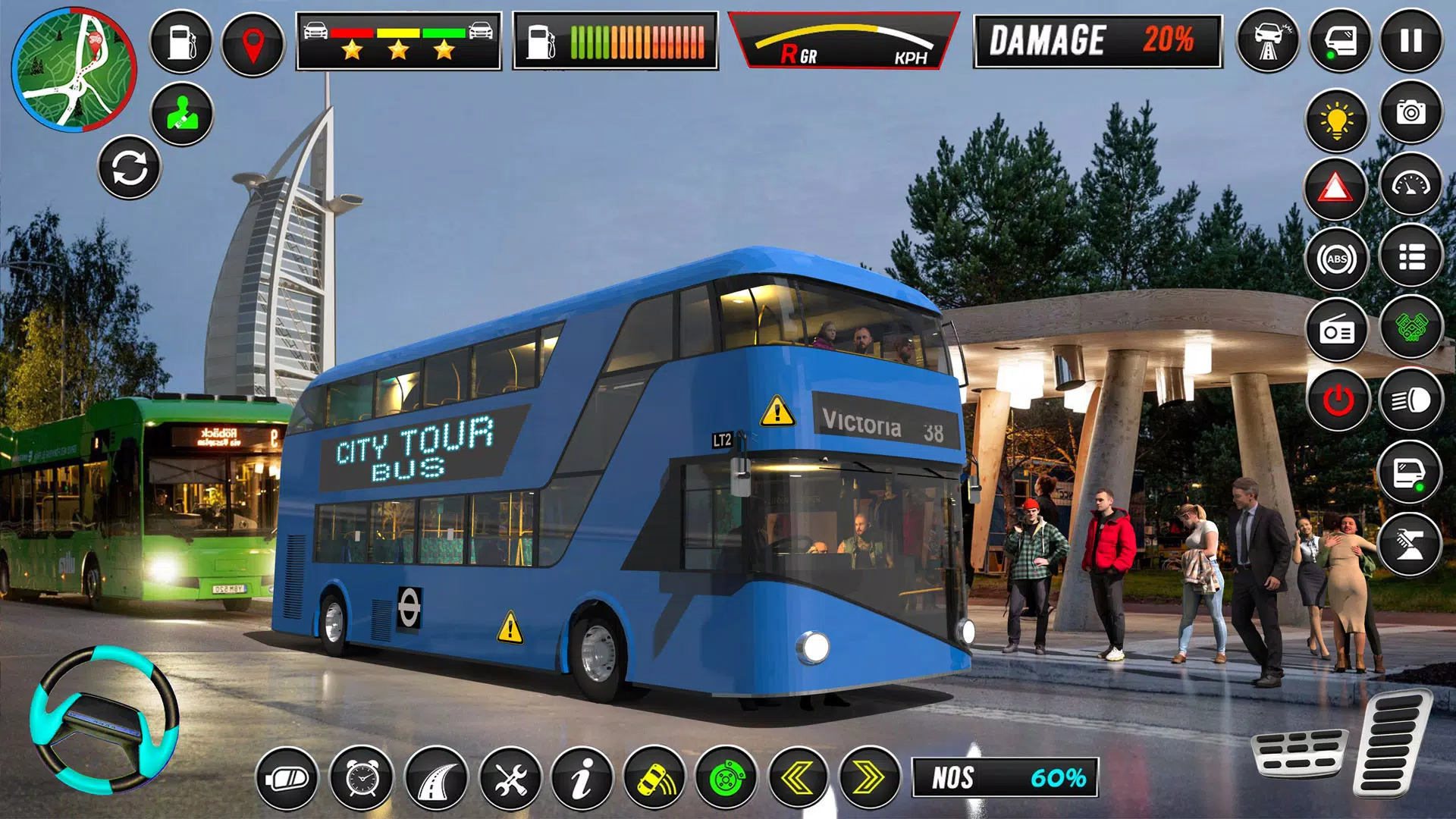 Real Bus Simulator Coach Bus ဖန်သားပြင်ဓာတ်ပုံ 3
