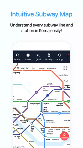 Smarter Subway – Korean subway Ảnh chụp màn hình 2