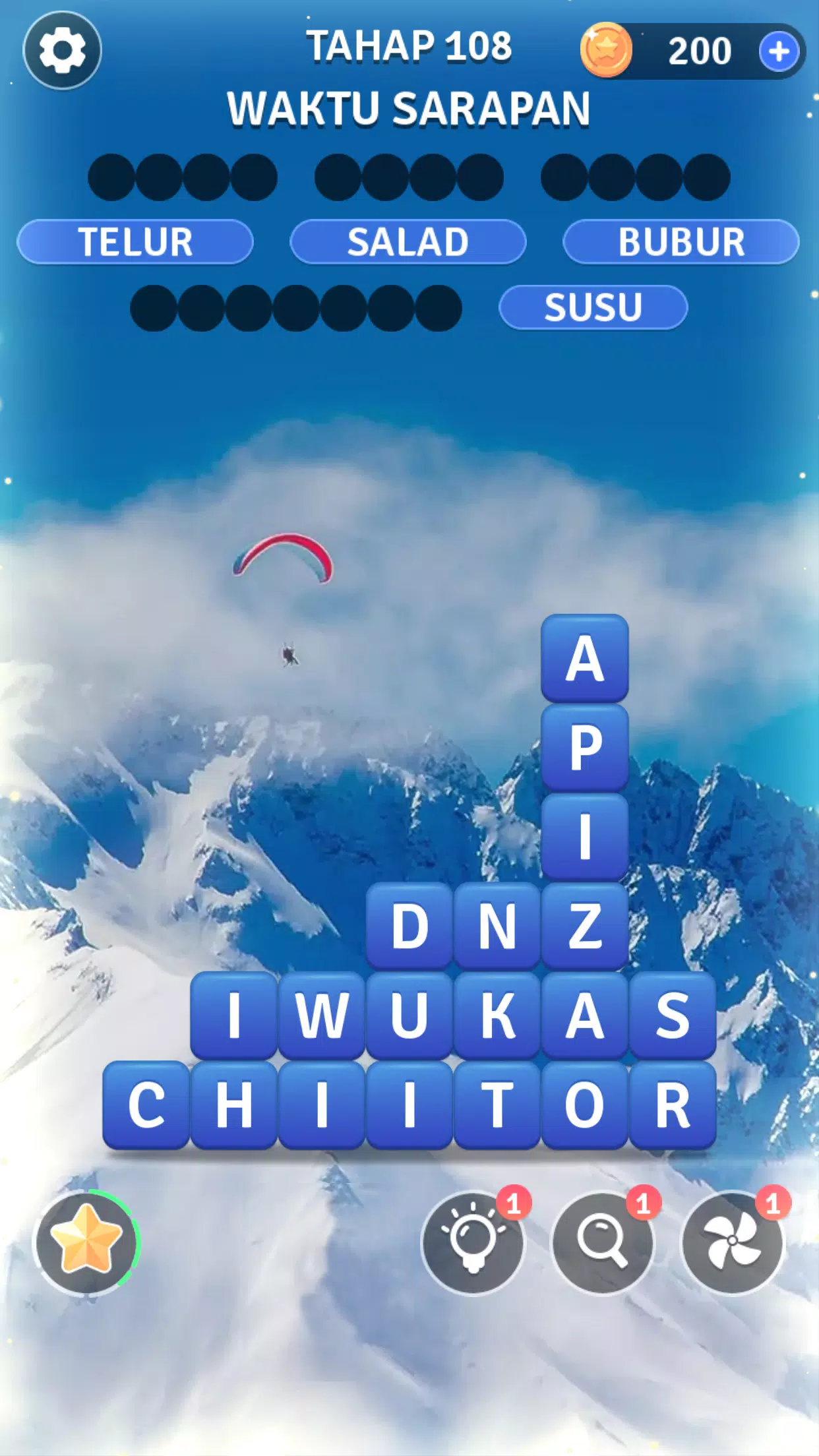 Word Puzzle: Block Shatter Captura de pantalla 1