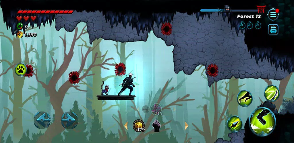 Ninja War: Shadow Adventures Captura de pantalla 2