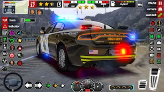 Cop Police Car Driving Game 3D Capture d'écran 2