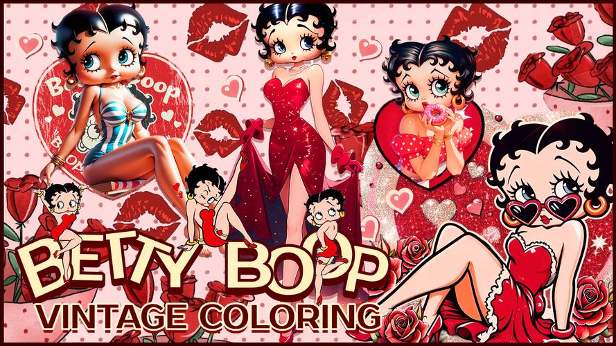 Betty Boop Vintage Coloring应用截图第3张