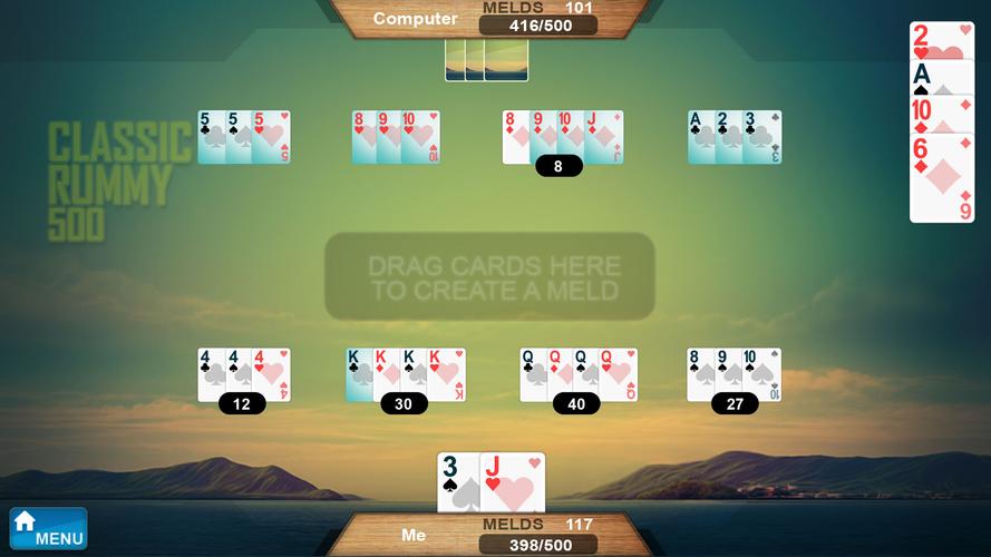 Rummy 500 Capture d'écran 0