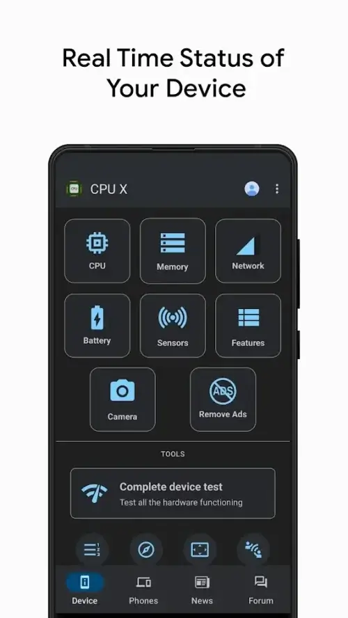 CPU X 스크린샷 0
