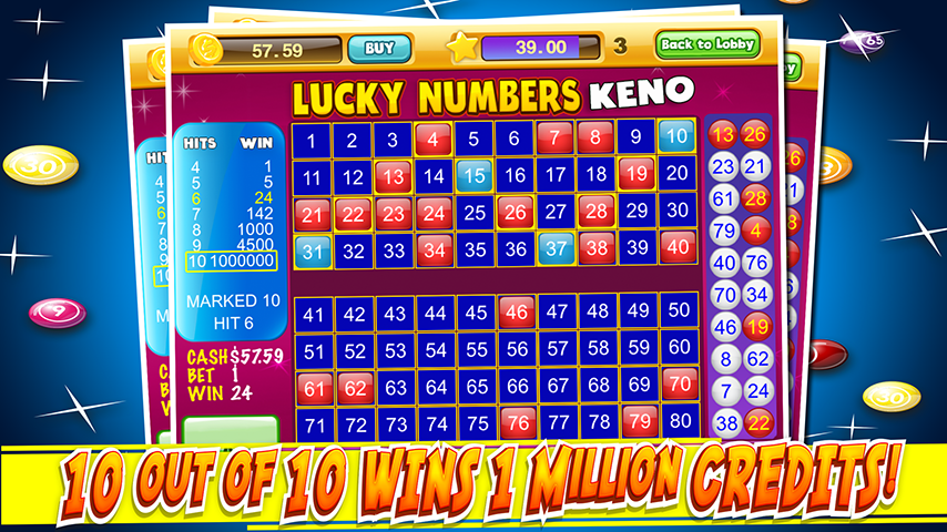 Las Vegas Keno Numbers Free স্ক্রিনশট 0