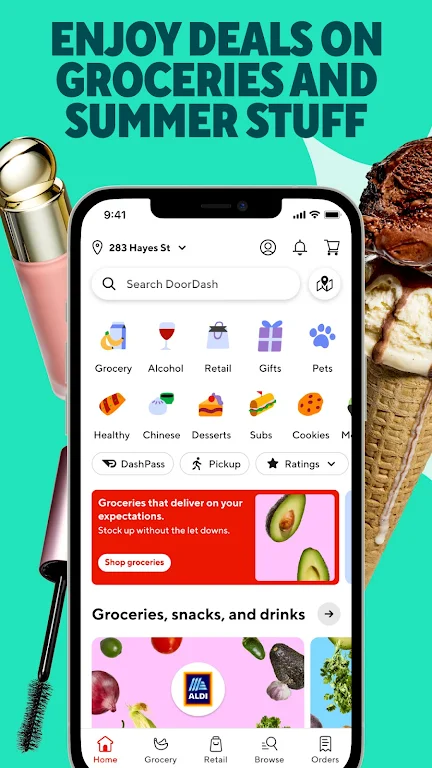 DoorDash ဖန်သားပြင်ဓာတ်ပုံ 1