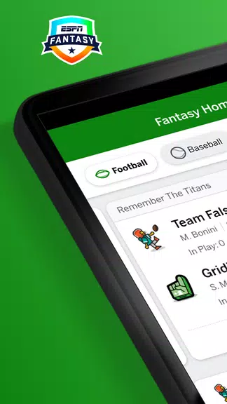 ESPN Fantasy Sports應用截圖第0張
